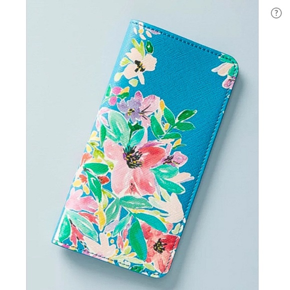 Anthropologie Handbags - Anthropologie La Tinta Floral Travel Document Wallet